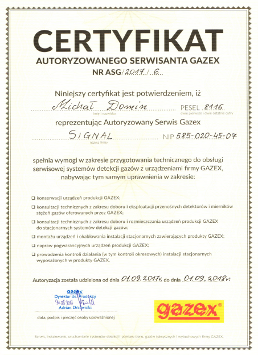 Gazex autoryzacja